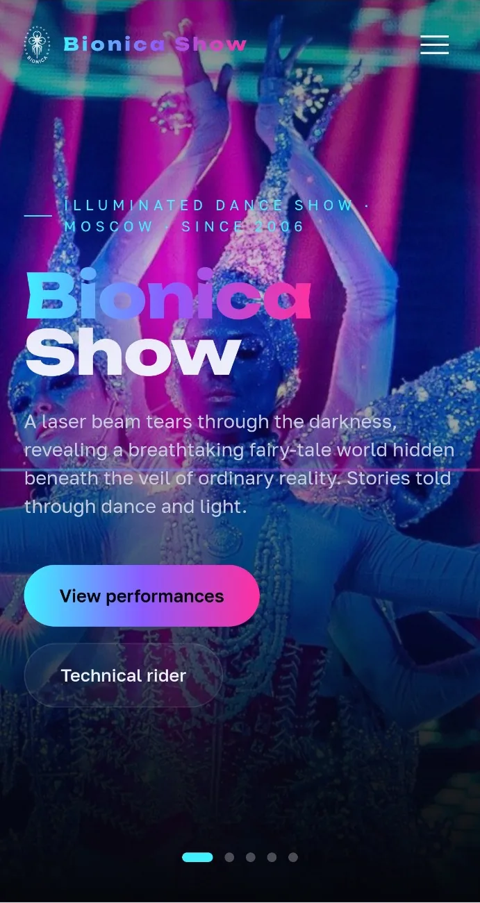 Сайт Bionica Show